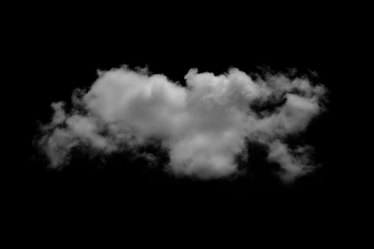 White cloud object for nature design summer background.