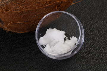 Dietary Coconut oil in the bowl