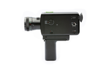 Super 8 Film Kamera, Seiten Ansicht