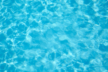 Fototapeta na wymiar Swimming pool with clean water as background, closeup