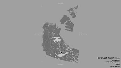 Northwest Territories - Canada. Bounding box. Bilevel
