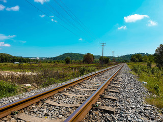 railway in the countryside