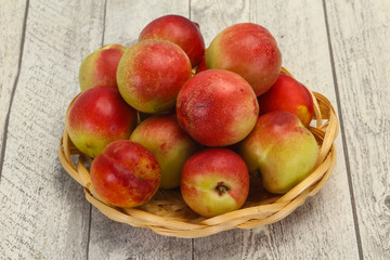 Sweet tasty fresh ripe apricots