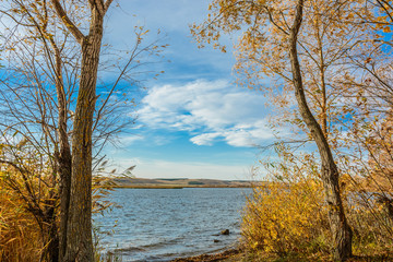 Landscape images of autumn nature near the village of Shigony