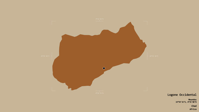 Logone Occidental - Chad. Bounding box. Pattern