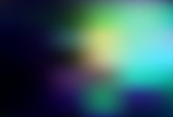 Dark Blue, Yellow vector blurred shine abstract template.