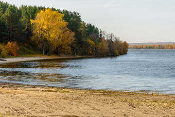 Landscape images of autumn nature near the village of Shigony