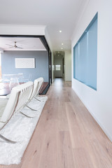 Interior view of a living room in new luxury home