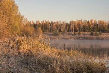 Landscape images of autumn nature near the village of Shigony