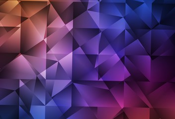 Obraz premium Light Blue, Red vector abstract mosaic backdrop.