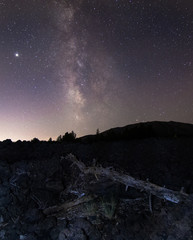 Via lattea sull'Etna