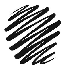 sketchy line circle shape