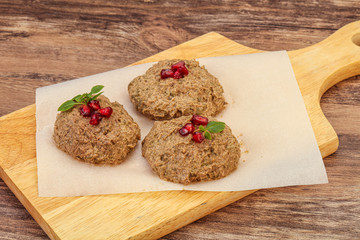Georgian cuisine - pkhali from beans
