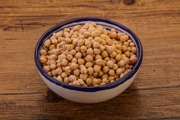 Vegan cuisine - Dry chickpea heap