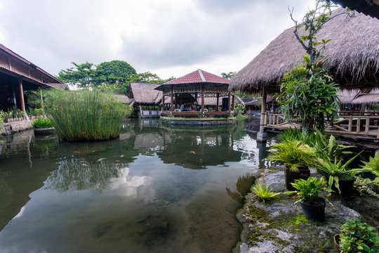Sleman, Yogyakarta, Indonesia - Gubug Makan Mang Engking Restaurant.