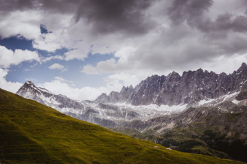 Panorama montano alpino