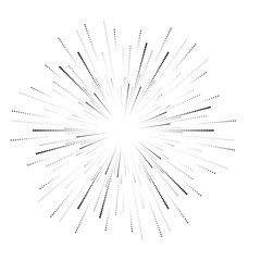 Halftone dots in circle form. round logo . vector dotted frame . design element