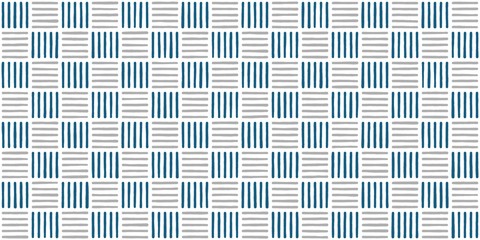 手書き風の線で書かれた日本の伝統的な格子模様