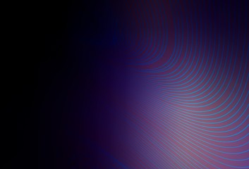 Dark Purple vector backdrop with curved lines.