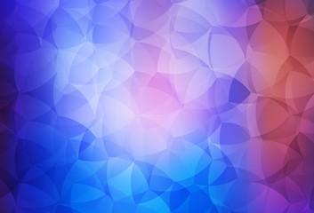 Obraz premium Light Blue, Red vector shining triangular backdrop.