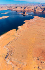 Fototapeta na wymiar Lake Powell, Page, Arizona - Utah, Usa, America