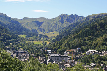 le mont-dore in auvergne (france)