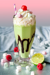 A glass of homemade America