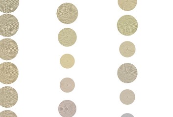 Light Green, Yellow vector layout with circle shapes.