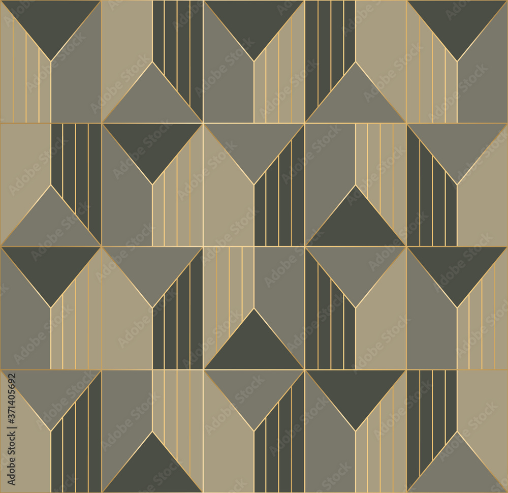 Poster seamless geometric pattern with repeating elements for surface design
