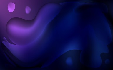 Dark Purple, Pink vector pattern with lava shapes. Colorful illustration in abstract memphis style with gradient. Textured wave pattern for backgrounds.