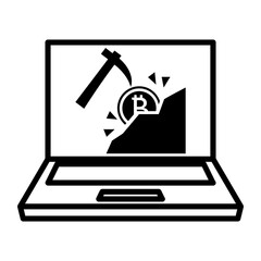 The process of mining bitcoin