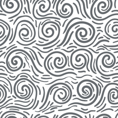 Seamless pattern with waves. Design for backdrops with sea, rivers or water texture. Repeating texture. Figure for textiles.Print for the cover of the book, postcards, t-shirts. Surface design.