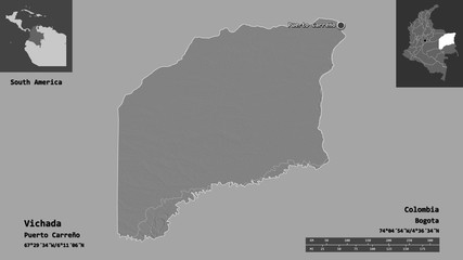 Obraz premium Vichada, commissiary of Colombia,. Previews. Bilevel