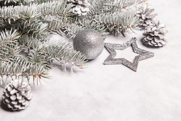 Fototapeta na wymiar Image with Christmas ornaments.