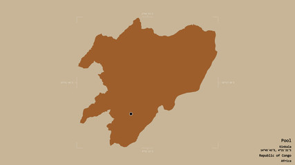 Pool - Republic of Congo. Bounding box. Pattern