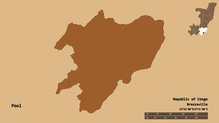 Pool, region of Republic of Congo, zoomed. Pattern