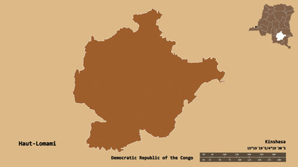 Haut-Lomami, province of Democratic Republic of the Congo, zoomed. Pattern