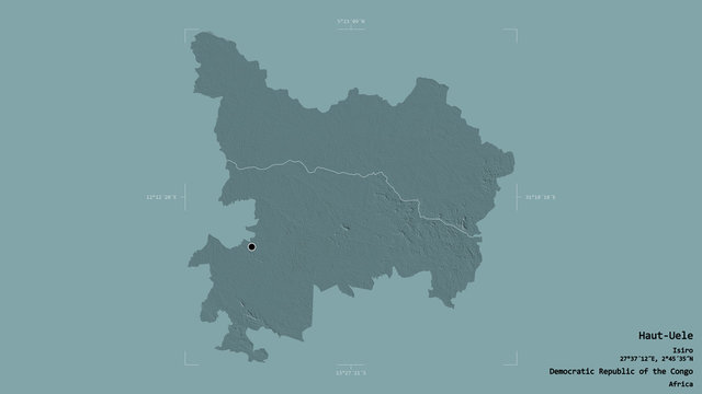 Haut-Uele - Democratic Republic of the Congo. Bounding box. Administrative