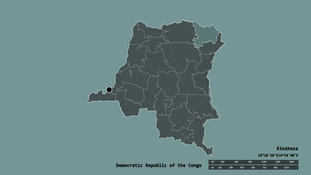 Location of Haut-Uele, province of Democratic Republic of the Congo,. Administrative