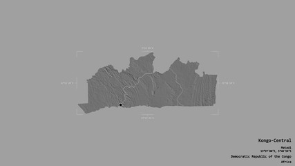 Kongo-Central - Democratic Republic of the Congo. Bounding box. Bilevel