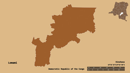 Obraz premium Lomami, province of Democratic Republic of the Congo, zoomed. Pattern