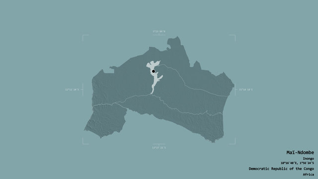 Ma&iuml;-Ndombe - Democratic Republic of the Congo. Bounding box. Administrative