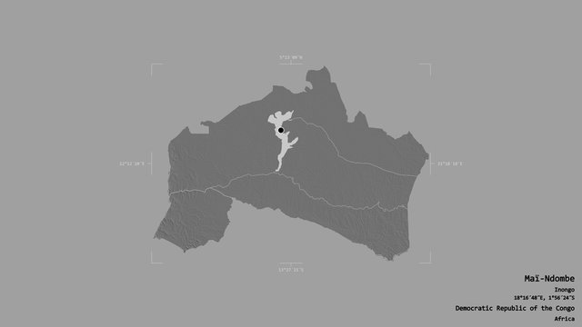 Ma&iuml;-Ndombe - Democratic Republic of the Congo. Bounding box. Bilevel