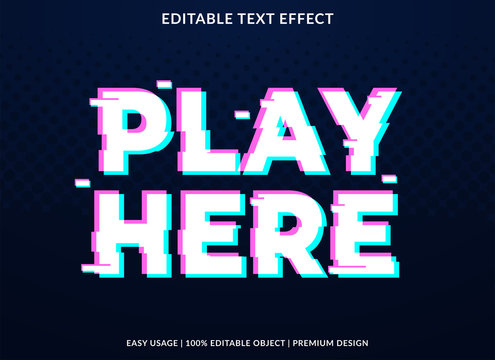 Glitch Font Text Effect and Logo Design Font