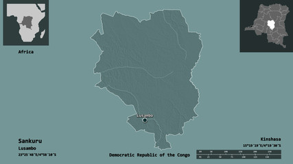 Sankuru, province of Democratic Republic of the Congo,. Previews. Administrative
