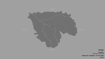 Tshopo - Democratic Republic of the Congo. Bounding box. Bilevel