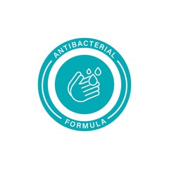 Antibacterial hand sanitizer vector design