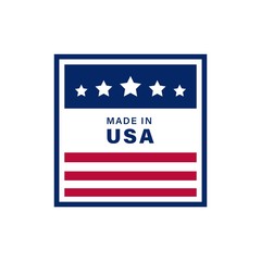 Made In USA stamp vector icon design
