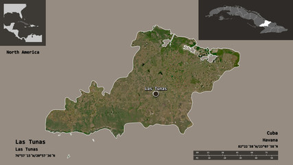 Las Tunas, province of Cuba,. Previews. Satellite