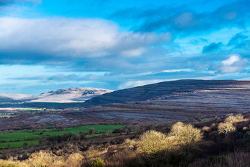 Prairie landscape in Ireland